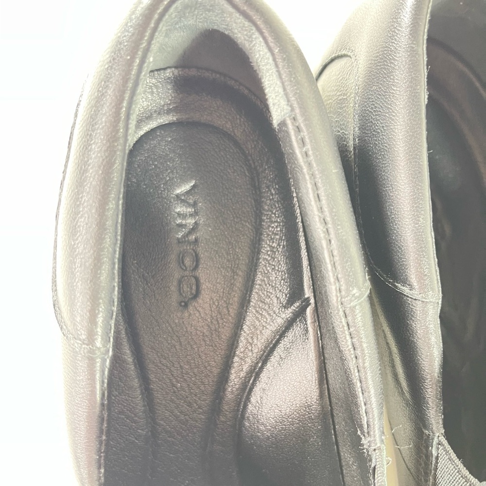 Vince Womens Ginelle Leather Slip on Sneaker. Color Black. Size 9 NWOB - Picture 7 of 9